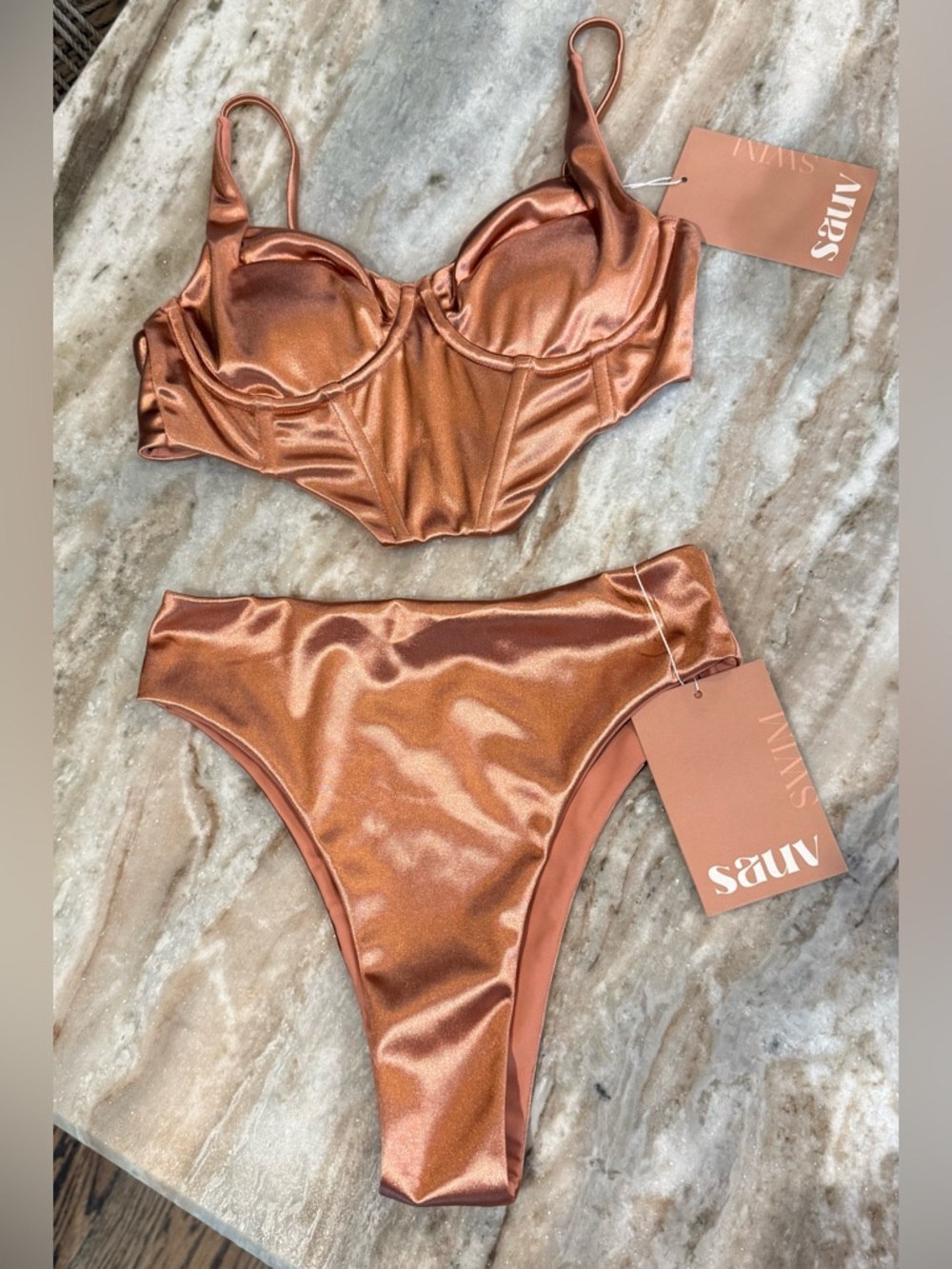 NWT Women’s SAUV Lilly two piece swimsuit- Size XS - Picture 4 of 7